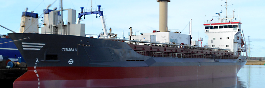 CEMSEA III - cement carrier with selfdischarging system