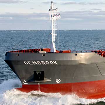 Delivery of purpose-built cement vessel MV CEMBROOK