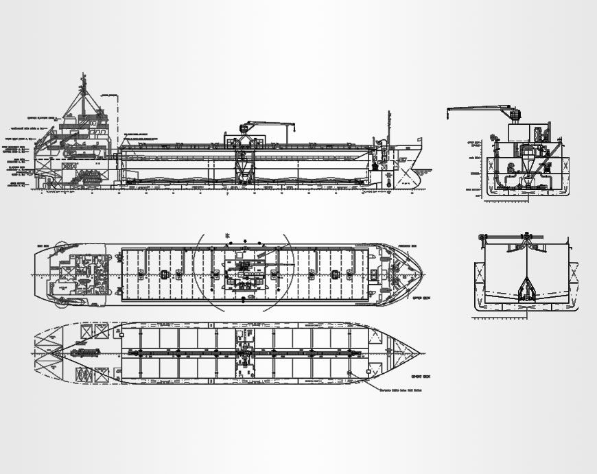 CEMGULF cement carrier - technical draft