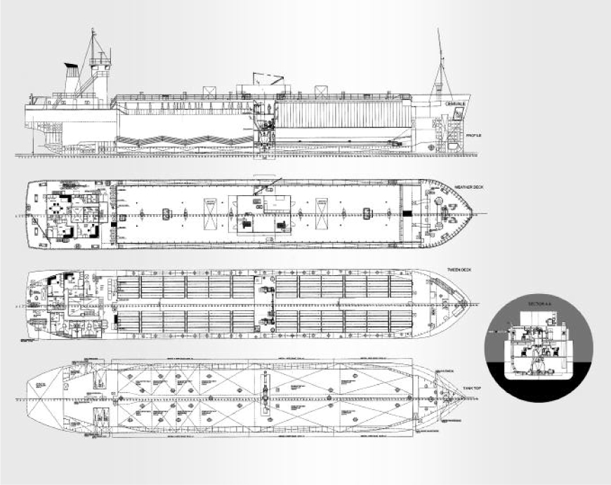 Technical draft of Cemvale - pneumatic cement carrier